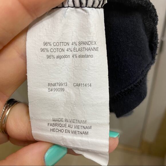 Bumpstart Maternity Long-sleeve Black Shirt Medium Pregnancy Top Shirred Sides - Picture 6 of 7